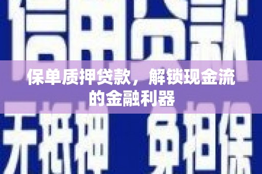 北竿保单质押贷款，解锁现金流的金融利器