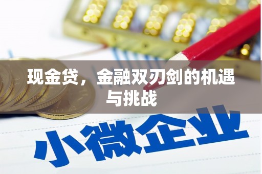 北竿现金贷，金融双刃剑的机遇与挑战