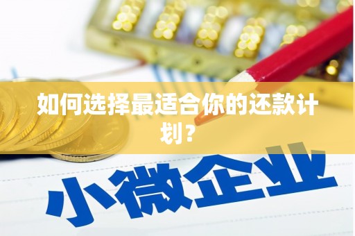 北竿如何选择最适合你的还款计划？