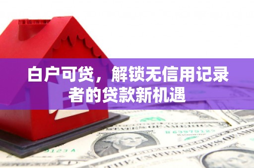 北竿白户可贷，解锁无信用记录者的贷款新机遇