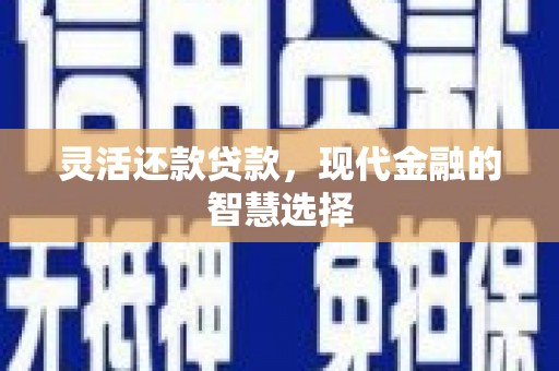 北竿灵活还款贷款，现代金融的智慧选择