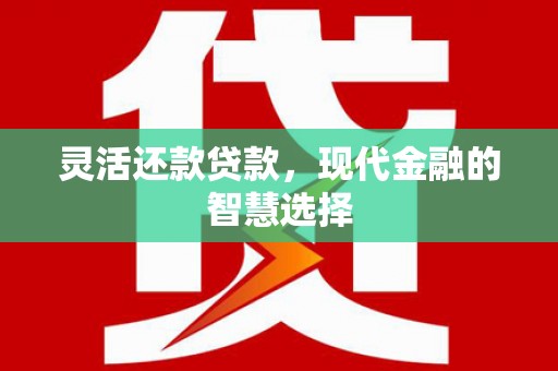 北竿灵活还款贷款，现代金融的智慧选择
