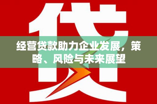 北竿经营贷款助力企业发展，策略、风险与未来展望