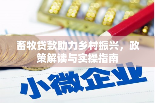 北竿畜牧贷款助力乡村振兴，政策解读与实操指南