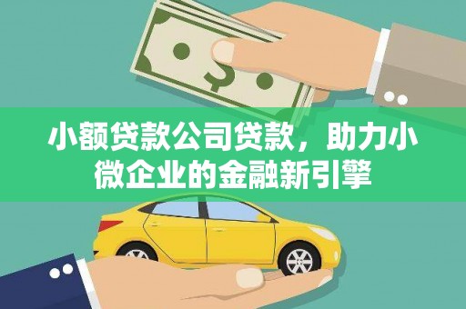 北竿小额贷款公司贷款，助力小微企业的金融新引擎