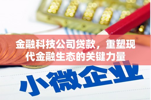 北竿金融科技公司贷款，重塑现代金融生态的关键力量