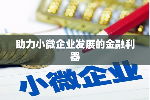 北竿助力小微企业发展的金融利器